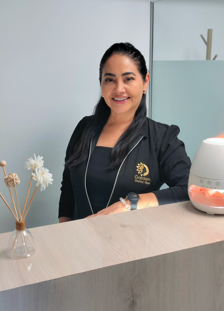 Mili Saldaña directora de Garden Dermo Spa